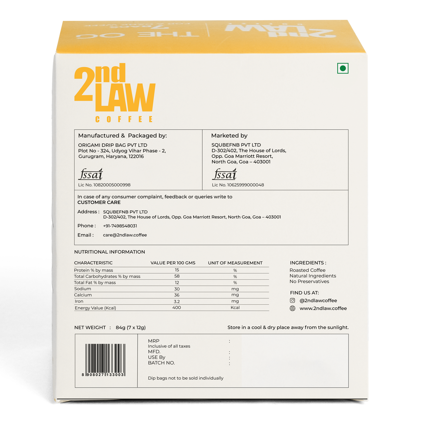 THE OG - Hot Brew Dip Bags